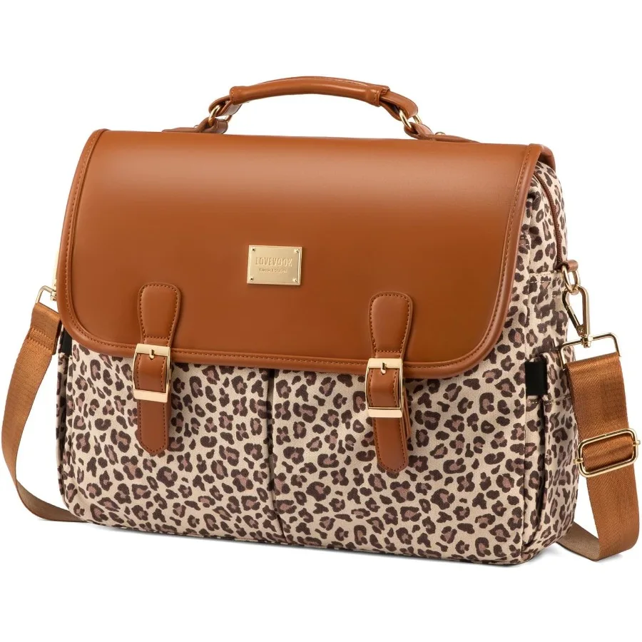 

Сумка для ноутбука для женщин, большая вместительная рабочая сумка для компьютера, портфель с милым дизайном через плечо, просторная сумка-тоут для ноутбука