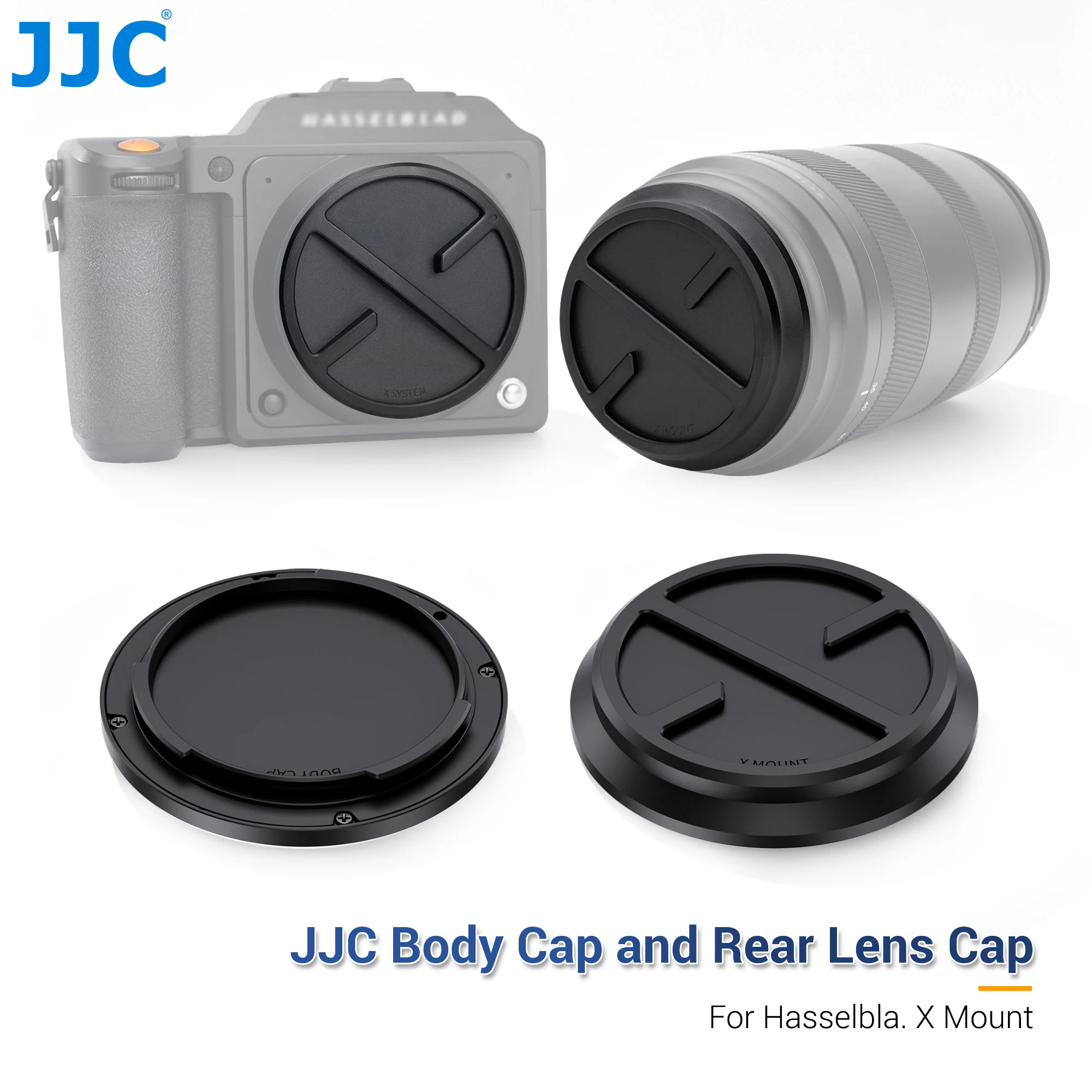 Capuchon de boîtier JJC pour appareil photo Hasselblad X Mount X1D II 50C X2D II 100C, capuchon d'objectif arrière pour objectif Hasselblad XCD Series Capuchon de boîtier JJC pour appareil photo Hasselblad X Mount X1D II 50C X2D II 100C, capuchon d'objectif arrière pour objectif Hasselblad XCD Series