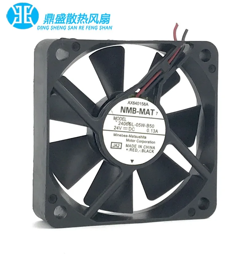 1pcs * ORIGINAL 2406GL-05W-B50 24V 0.13A 6015 60*60*15mm NEW COOLING FAN RADIATOR