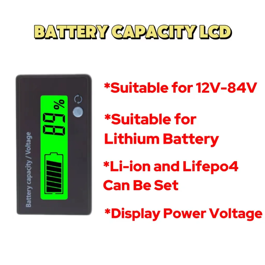 DALY Active Balancer 5A 4S 12V Battery Capacity LCD Display Power Voltage Suitable for Lifepo4 BMS Li-ion Battery 18650 32700