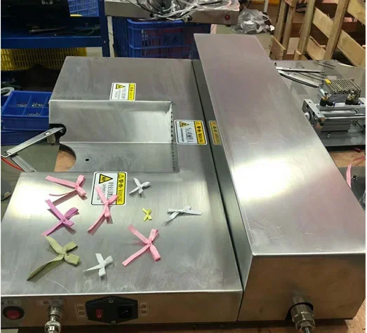 Popular gift decoration florist polypropylene ribbon Bowknot Making Machine