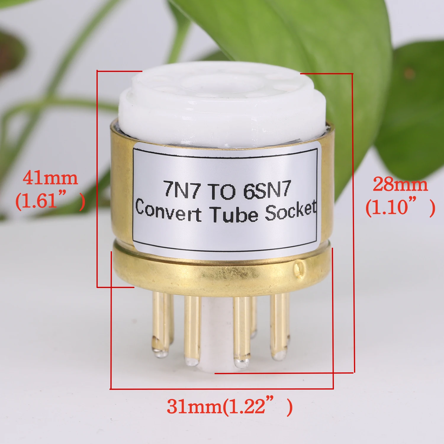 1 قطعة 8Pin أنبوب المقبس 7F7 7N7 إلى 6SN7 6SL7 6N9P 6N8P 5692 CV181 DIY مكبر للصوت الصوت فراغ أنبوب محول مأخذ التوصيل محول