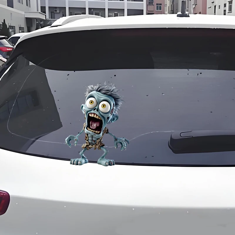 دراجة نارية ملصقات مقاومة للماء مفاجأة الجمجمة رجل شارات الفينيل دراجة نارية FuelTank الجانب Fairings العالمي جسم السيارة الديكور