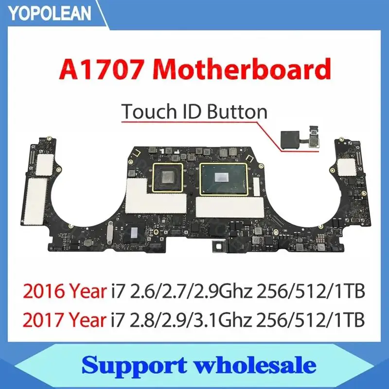 New! Original A1707 Motherboard for MacBook Pro Retina 15