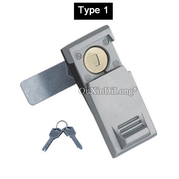 2PCS Zinc Alloy Industrial Equipment Locks Distribution Box Lock Switch Electric Cabinet Door Locks Mechanical Door Locks + Key