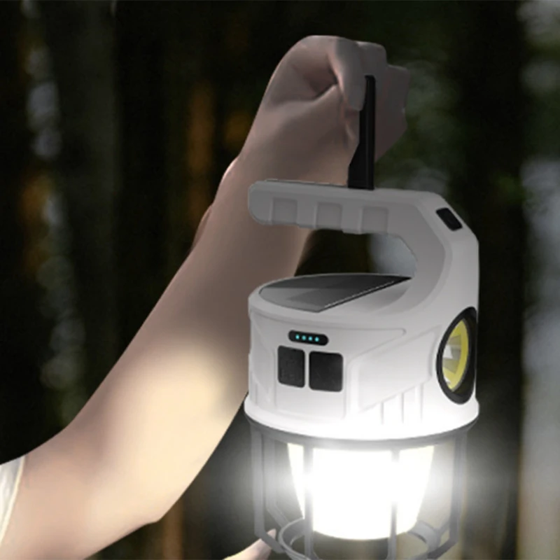 1 PCS Rechargeable Spotlight LED Flashlight Handheld Spotlight Long Lasting Flashlight Searchlight For Camping Outdoor