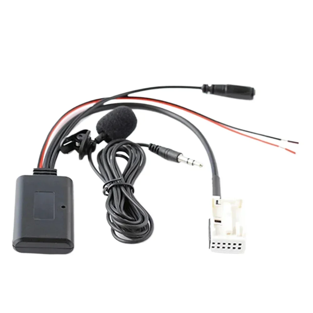 For MINI Cooper F55 F56 F57 2014+ For Citroen C2 C3 RD4 Bluetooth AUX Adapter Wireless Wireless Radio Stereo Cable Microphone