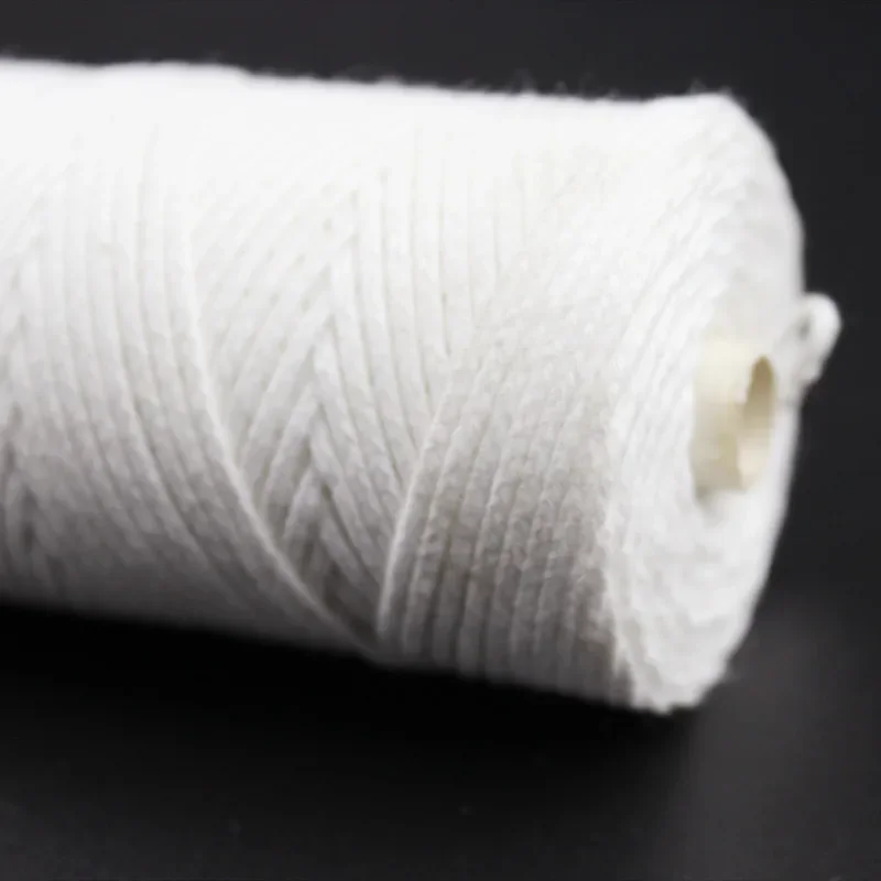 21/50 Strands 150m Tightly Woven Candle Wicks Absorbent Cotton Smokeless Scented Wax Wicks DIY Candle Making Materials