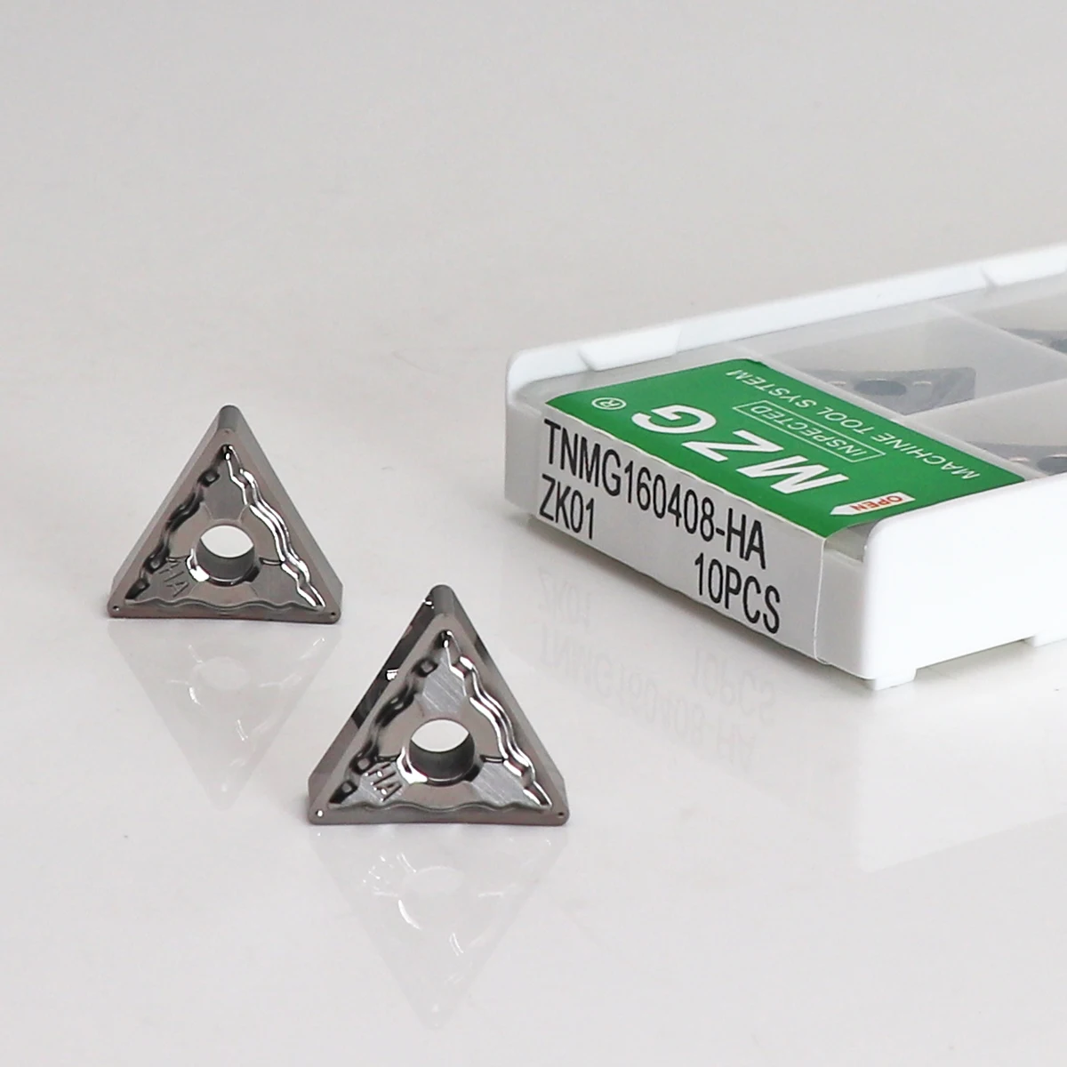 

MZG 10pcs TNMG160402 TNMG160404 TNMG160408 HA ZK01 High Quality Carbide Turning Insert For Aluminum CNC Lathe TNMG
