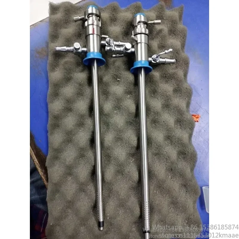2-Piece Stainless Steel Resectoscope TURP Set: Inner/Outer Sheath & Obturator (4mm, 2.9mm), CE Certified 4