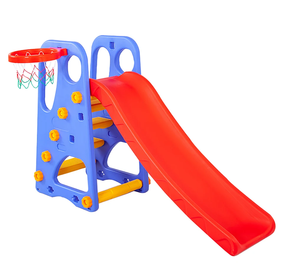 2 in 1 cheap factory selling indoor plastic kids slide