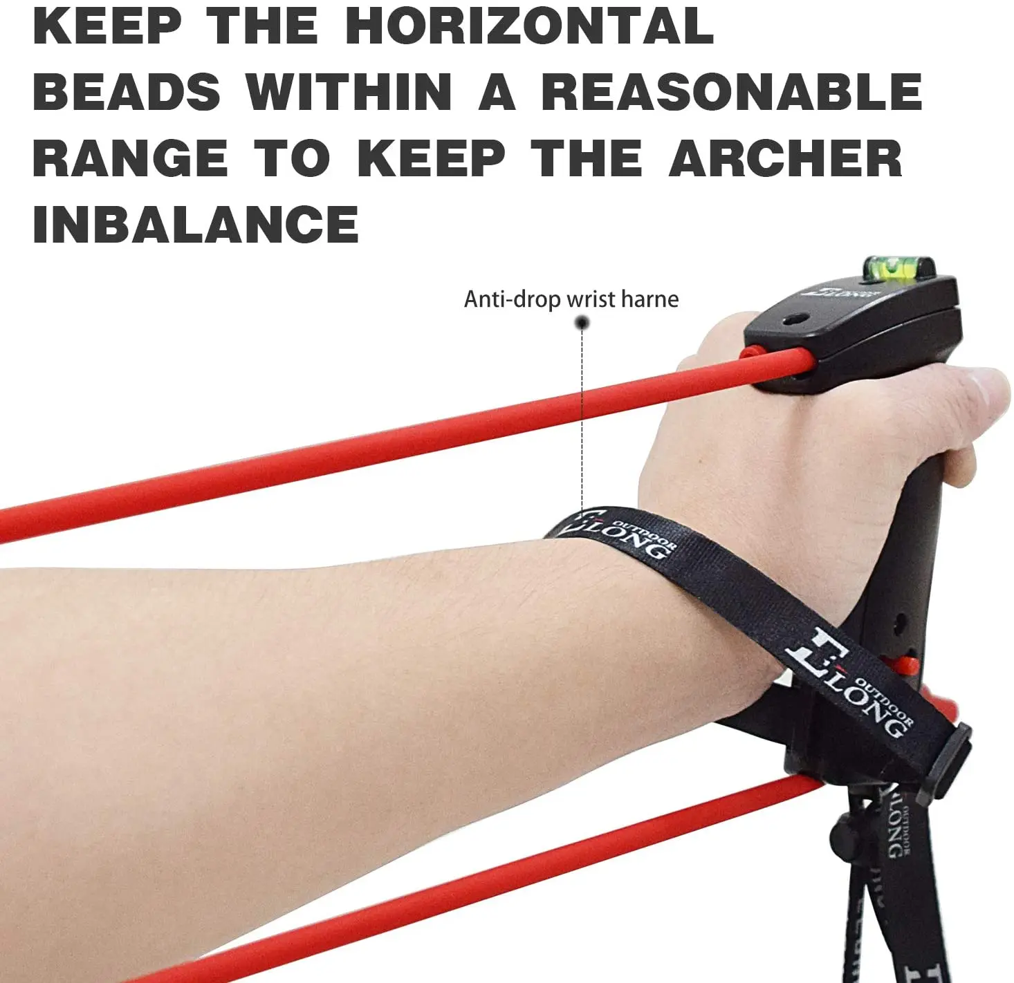 Archery Training Device Arm Extensor Exerciser Strength Resistance Bands for Archery Skill Training Pull Bow Workout Equipment