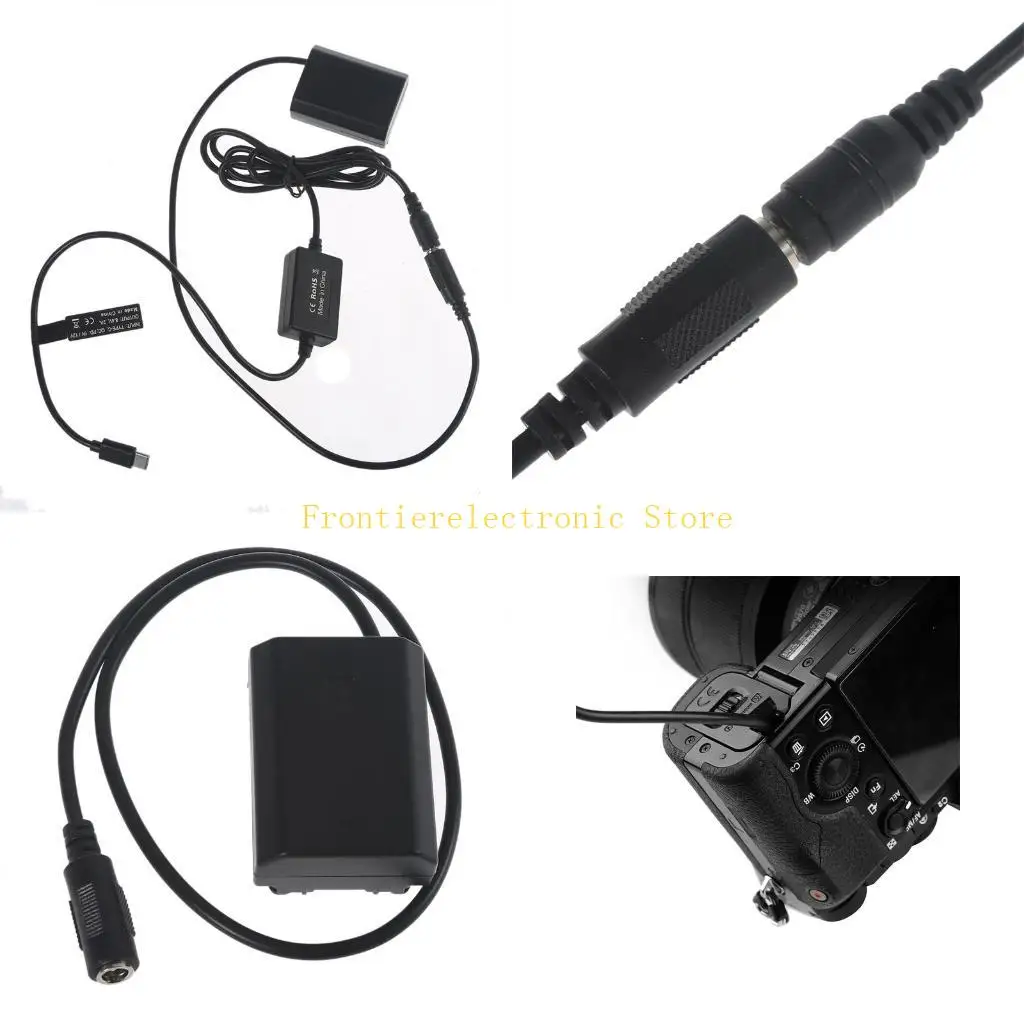 G8DB Camera External Power Source Type-C to FZ100 Dummy Battery for A7III A7S III