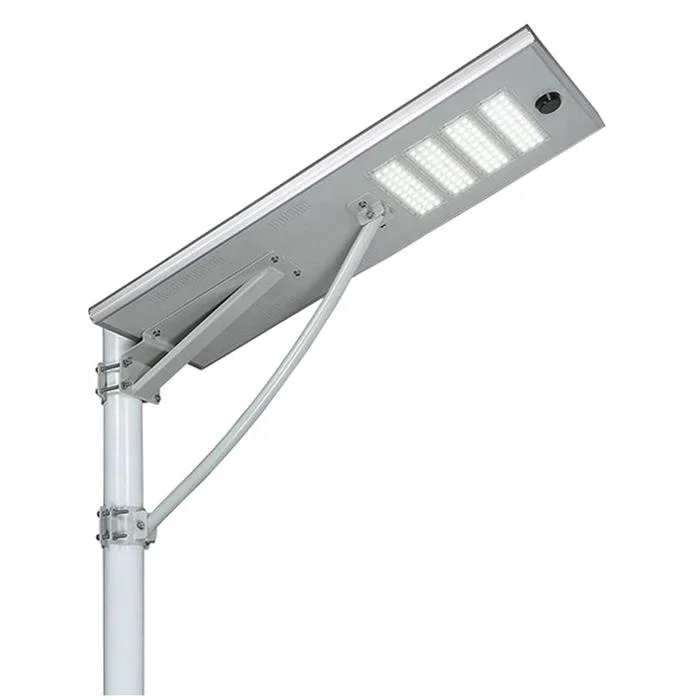 Bright Outdoor Solar Street Light LED 60-100W IP65 Waterproof Aluminum DC 12V for Industrial Area Security