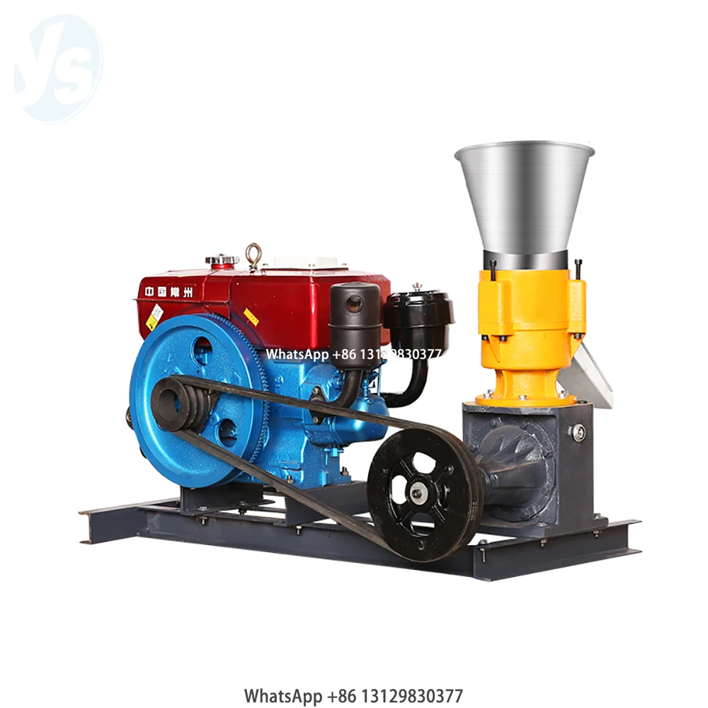 

YS Animal pellet feed machine automatic feed mill machine grinder and mixer feed pellet machine