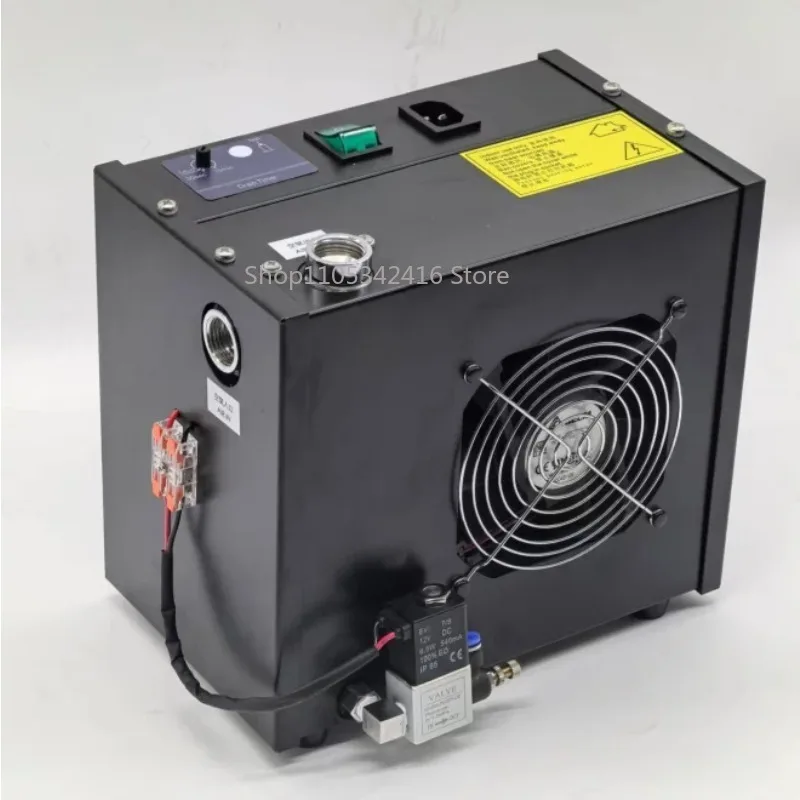Black -15℃ Dew Point Mini Refrigerated Air Dryer 420L/min with Solenoid Valve ISO 8573-1 for Laboratory Dental Equipment