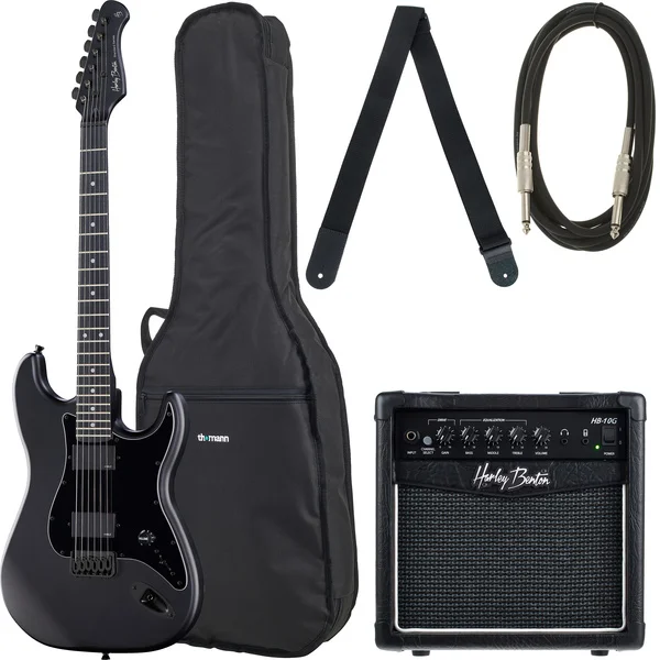 ST-20HH Active SBK Bundle Electric Guitar free shipping