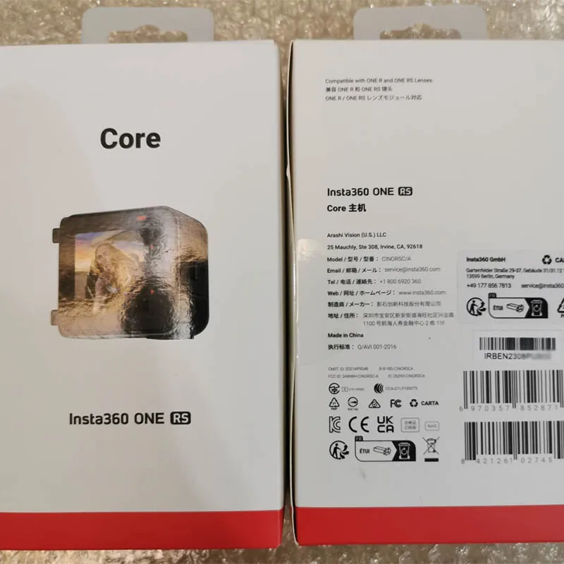 كاميرا Insta360 ONE RS أصلية جديدة لعام 100% لكاميرا Insta360 ONE RS 360 البانورامية