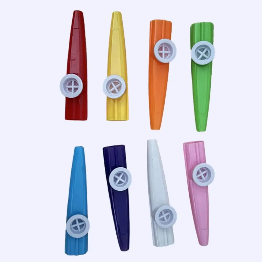 Colorful 1/5/10PCS Kazoo British Plastic Musical Instruments Joyful Funny Accompanying Instrument Party