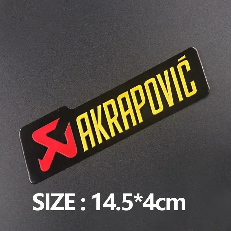 For Akrapovic Exhaust stickers Motorcycle Sticker Decal Logo