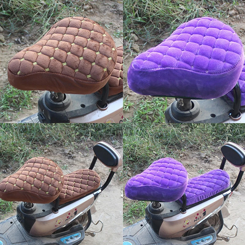 Electric Bicycle Seat Cover Battery Car Bicycle Universal Seat Cover Comfortable Thickening Cover