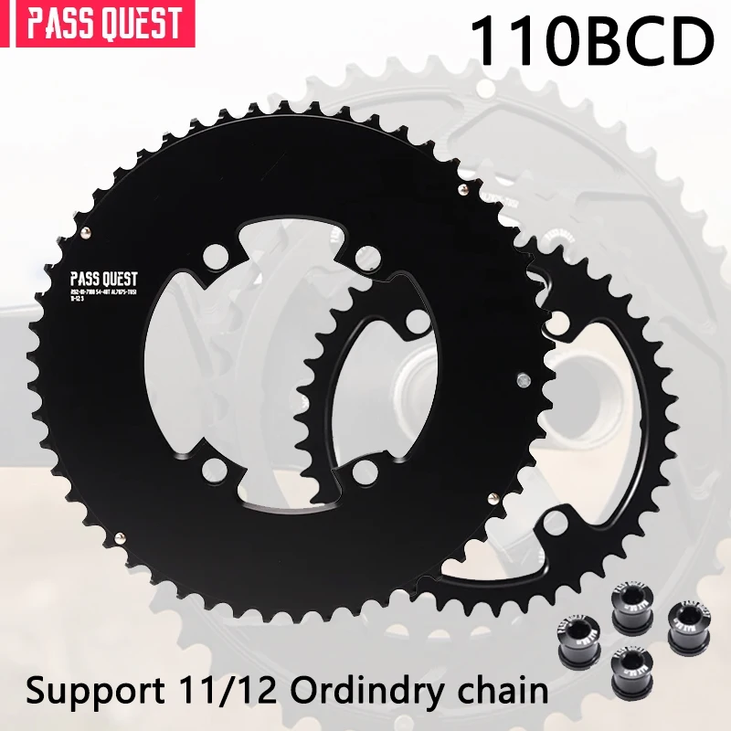 

PASS QUEST SL SISL Direct Mount Chainring 0mm Offset 12-Speed Positive/Negative Tooth Design 28-52T MTB/Gravel Bicycle Sprockets