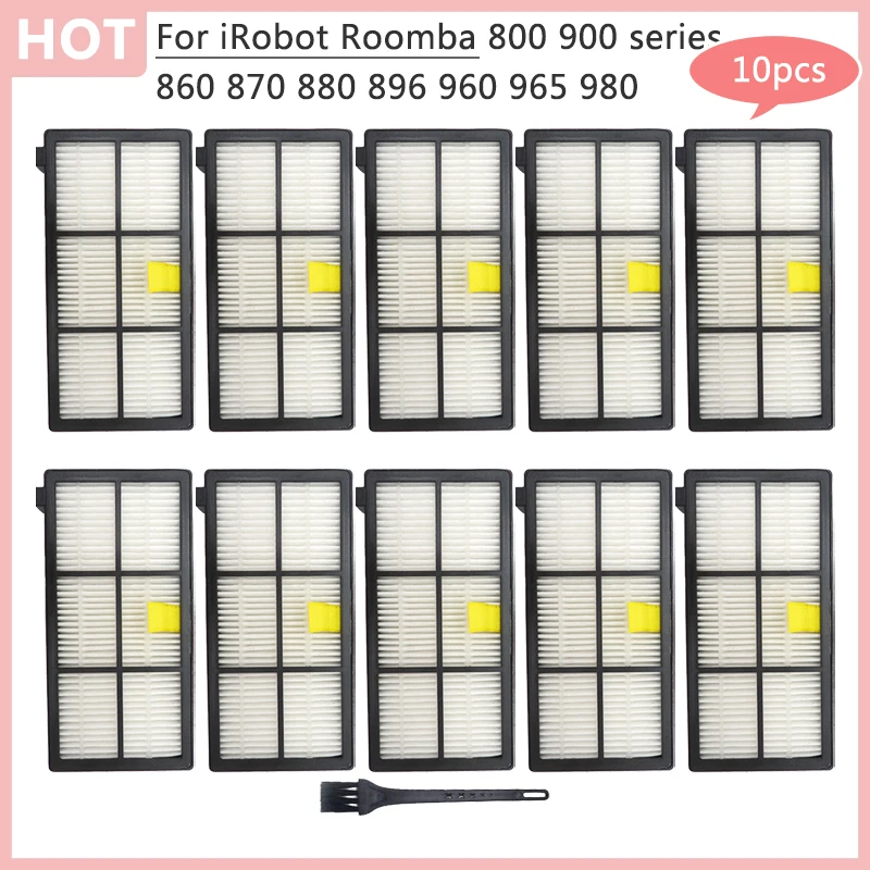 Ersatzteile 800 900 Serie HEPA-Filter für iRobot Roomba 960 860 805 850 980 864 866 870 880 890 891 Staubsauger