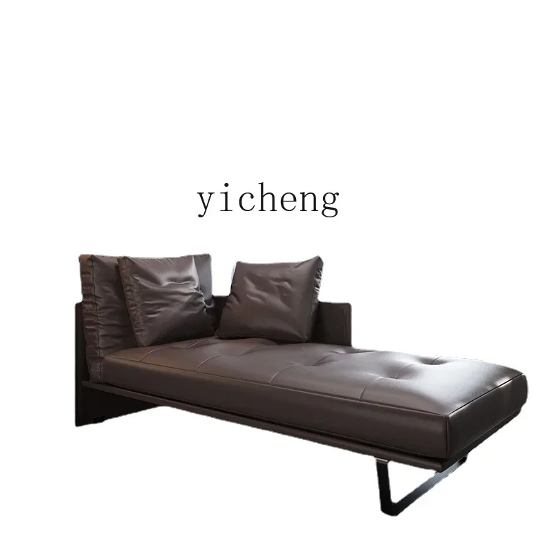 غرفة نوم كرسي استرخاء أريكة جلدية واحدة انهيار كرسي التفتي سرير التجميل