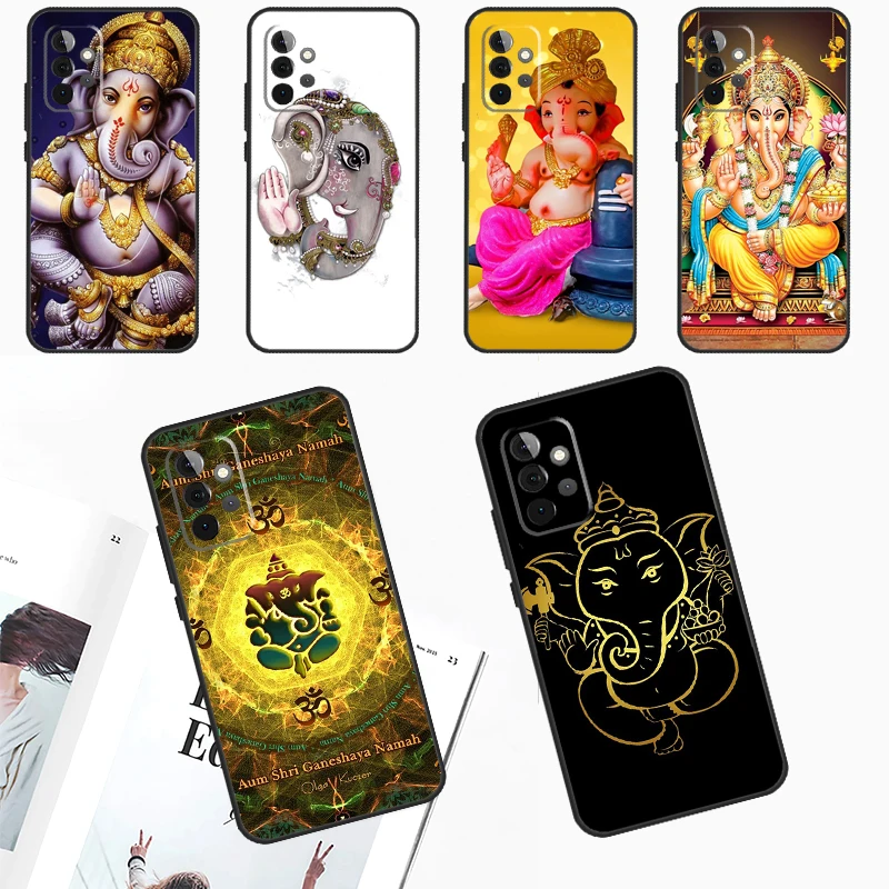 Lord Ganesha Case For Samsung Galaxy A52 A32 A12 A14 A34 A54 A53 A33 A13 A51 A71 A15 A25 A35 A55 Cover