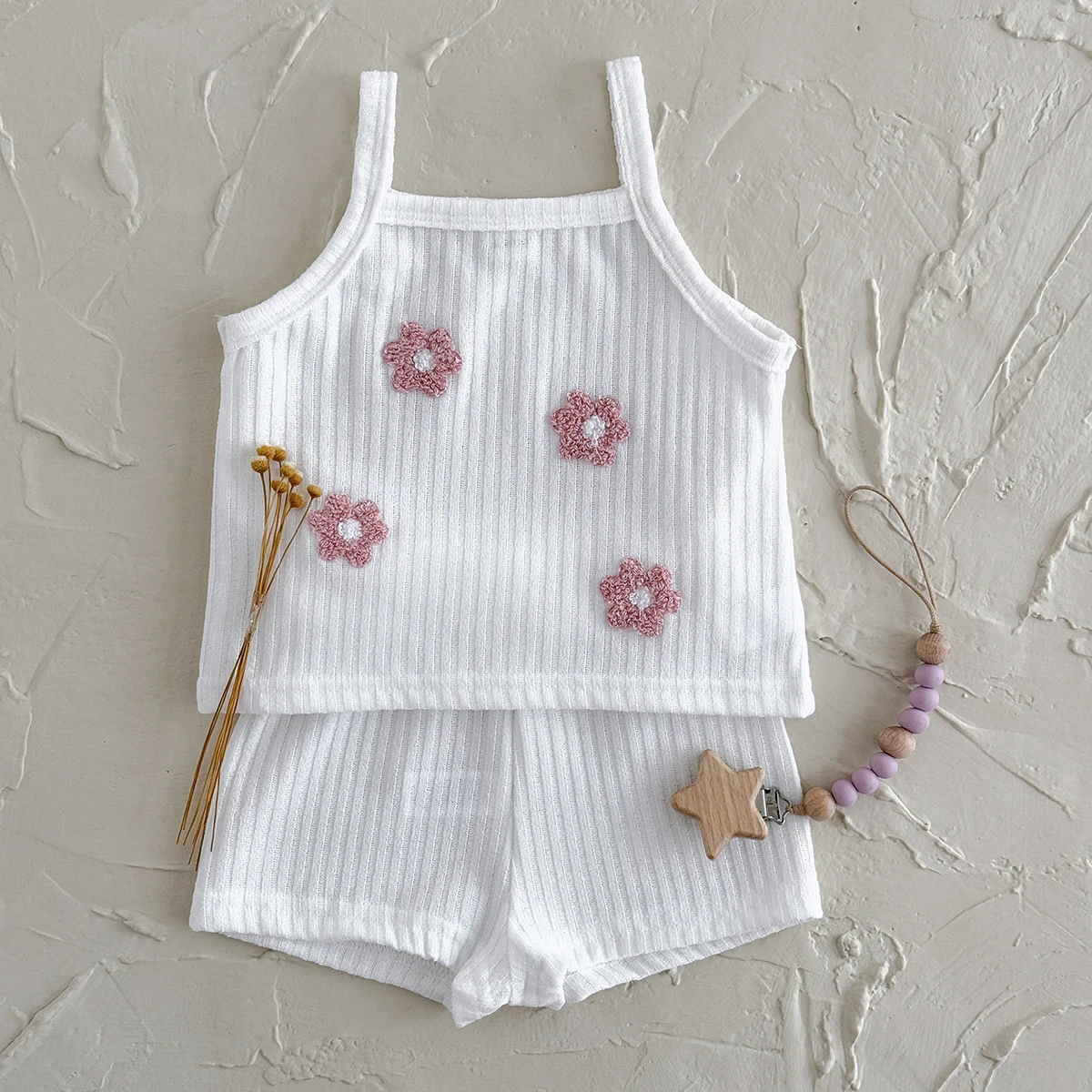 2Pcs/set Summer New Baby Girls - Embroidery Fonts 评论和价格
