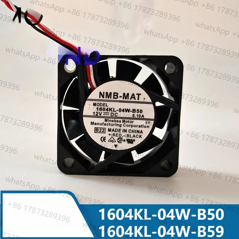 1604KL-04W-B50 1604KL-04W-B59 Server Fan for NMB NMB-MAT High Air Flow Axial Power Chassis Inverter Cooling Fan 4010 5V 0.1A 4CM