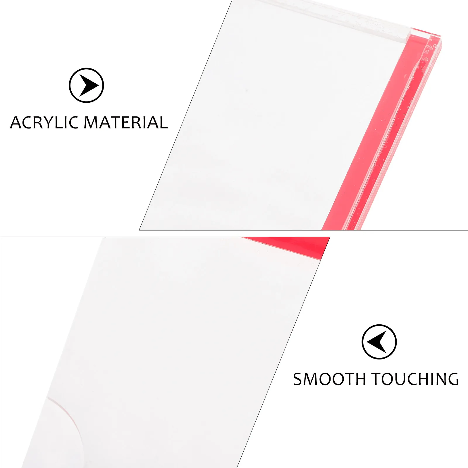 4 pcs Holder Card Display Office Halloween Christmas New Year Wall Sign Holder Acrylic Sign Holders Office Door Signage Clear