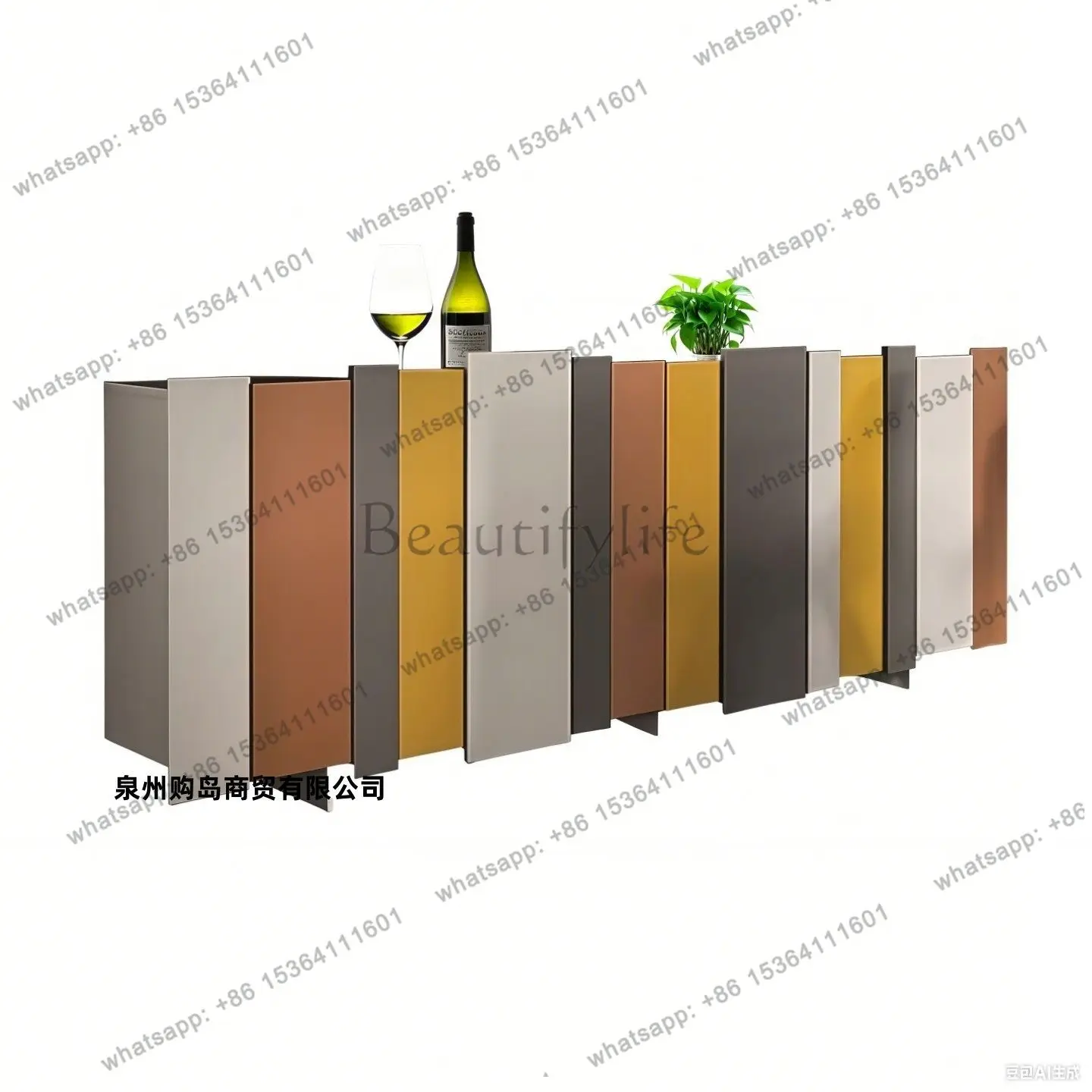 

Dopamine paint dining side cabinet entry living room wall decoration storage shoe cabinet customization