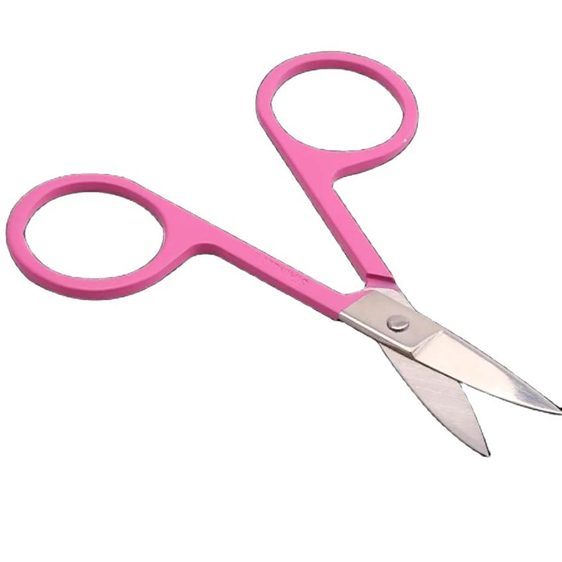 منحني الوجه مقص عر شارب ، شعر الأنف و اللحية التشذيب مقص ، سلامة استخدام Eyebrows ، الرموش ، و الأذن الشعر