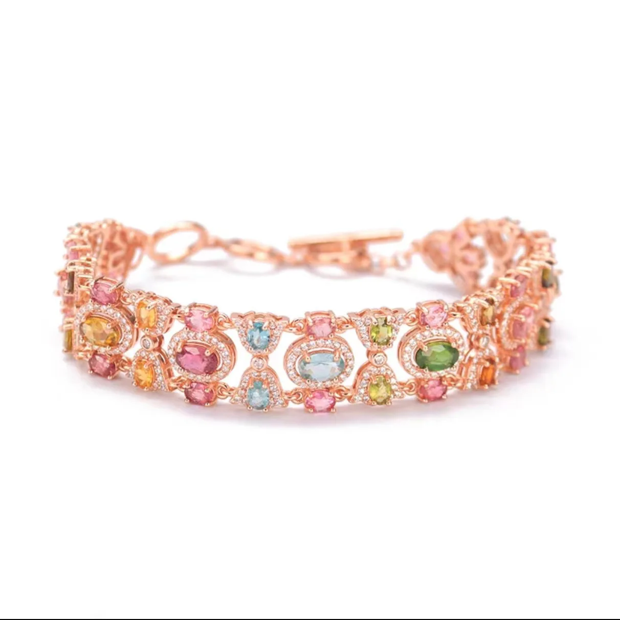 

Fashion Pink Zircon Ring Women 14K Gold Plated Luxury Design Index Finger Ring Elegant All-match Female Nice Party Jewelry GIft