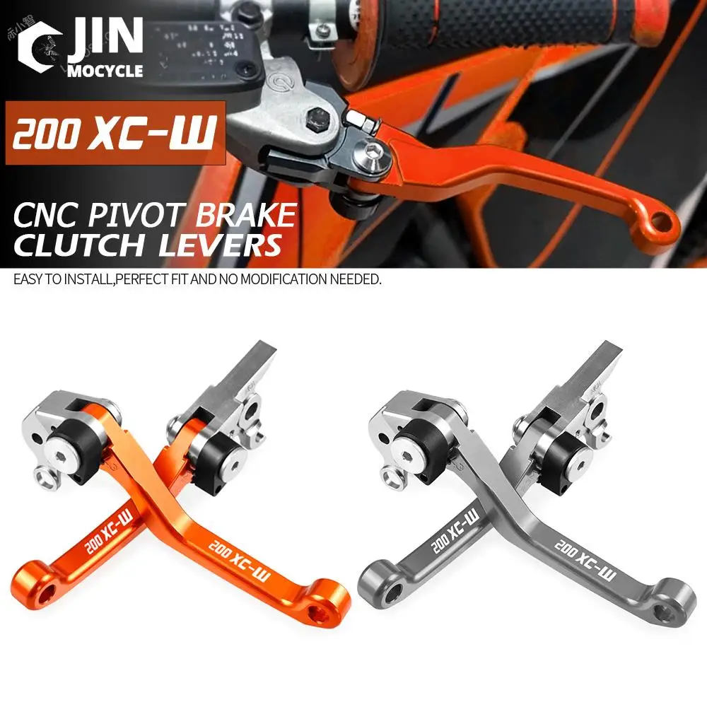 

For K-T-M 250 EXC EXCF 2003-2020 2019 2018 250EXCF Motocross Foldable Pivot Dirt Bike CNC Brake Clutch Levers Cable Lever Handle