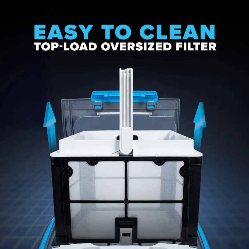 Dolphin Escape Robotic Pool Cleaner (2026 Model)—Massive Top-Loading Filter, Dual Motors,HyperBrush, HyperGrip Tracks,up to 33ft