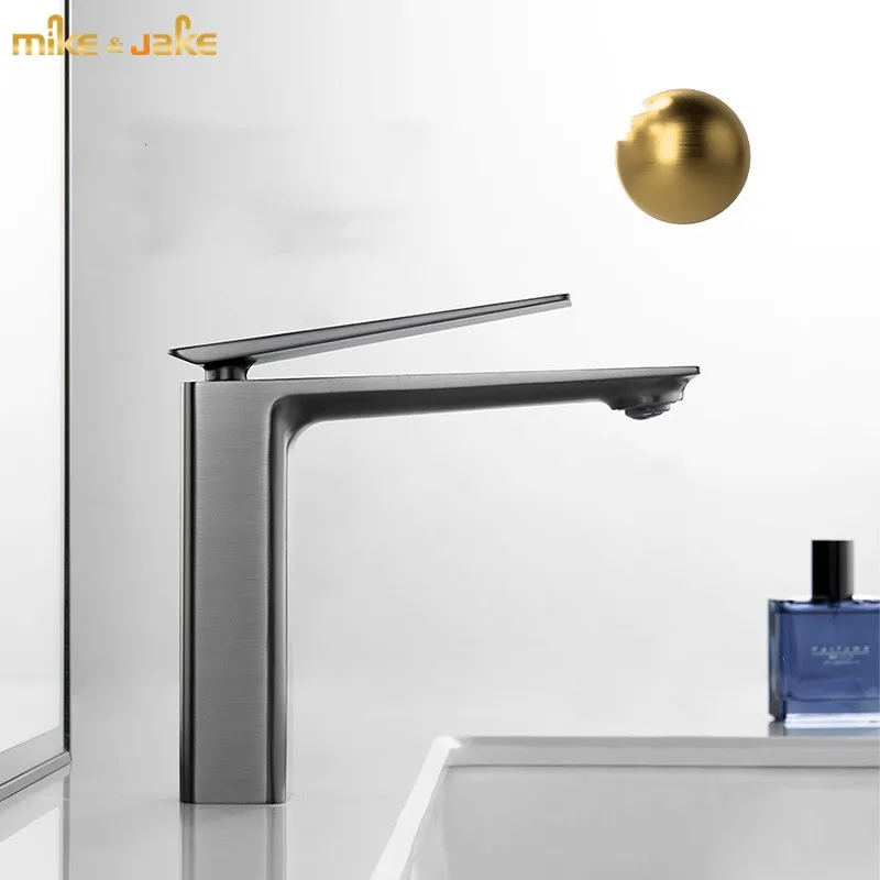 

Gunmetal brass Faucet hot and cold bathroom faucet basin tap washbasin table faucet deck sink stand tap simple washbasin faucet