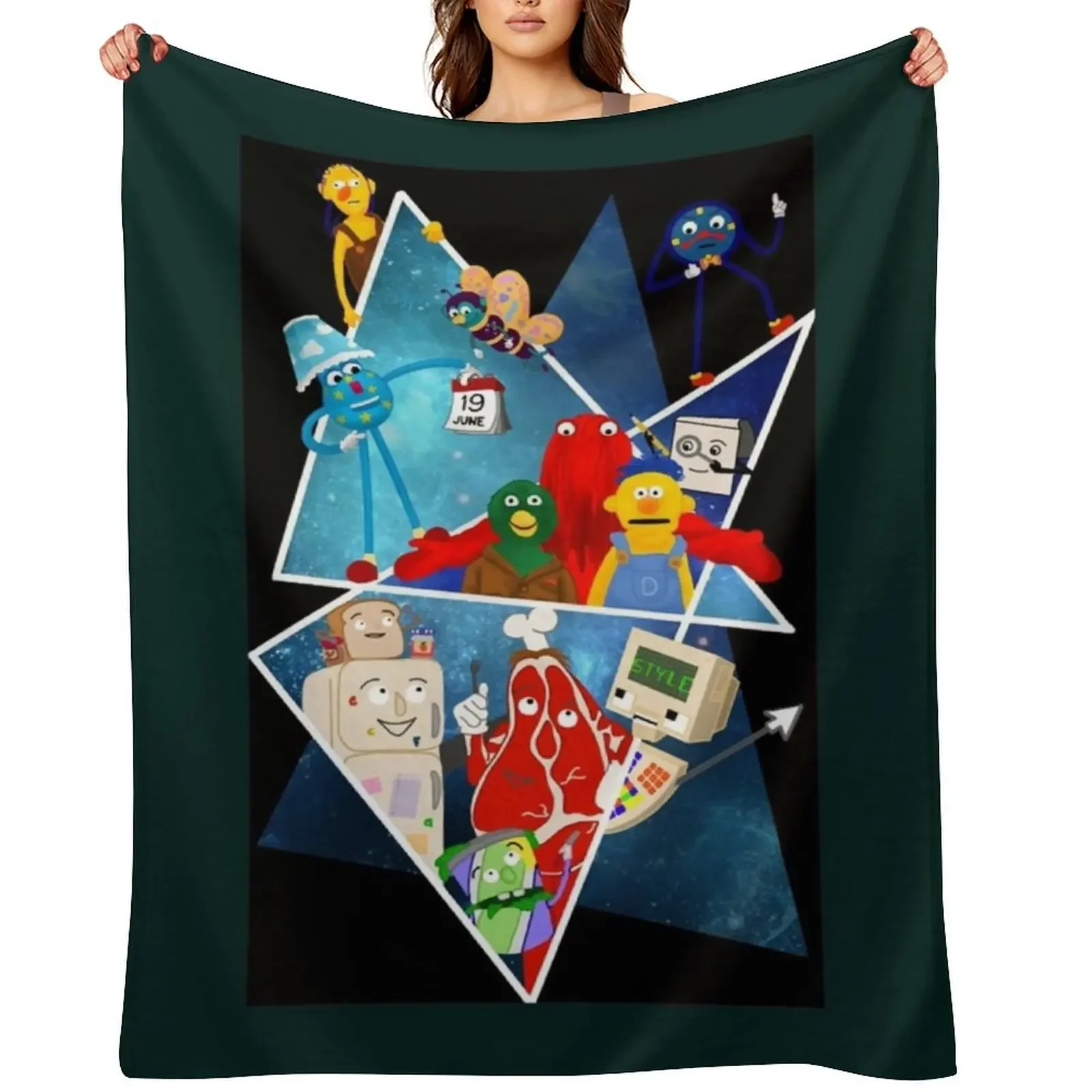 

Dont Hug Me Im Scared Tribute Throw Blanket Furry Heavy Funny Gift Giant Sofa Blankets Cozy Plush