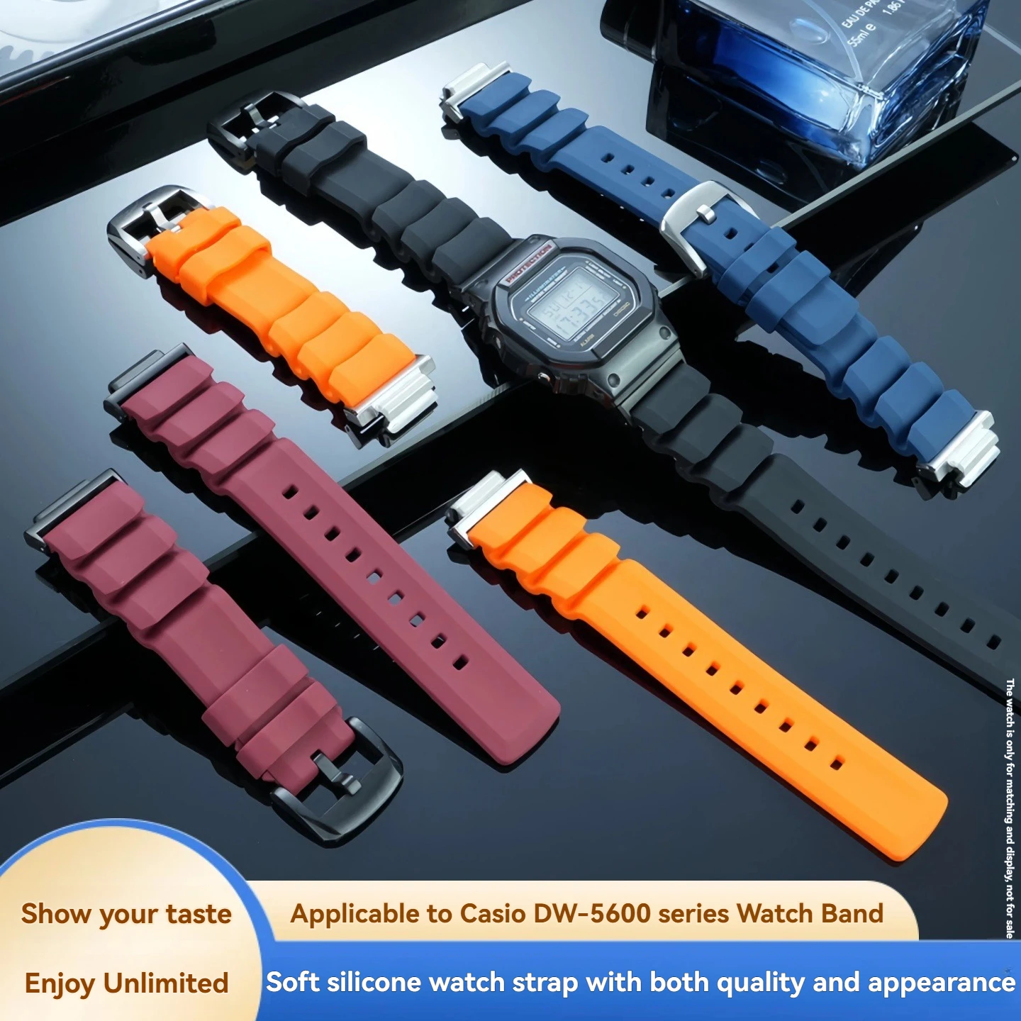 

Высококачественный силиконовый ремешок для часов Casio G-Shock DW5600/GW-M5610 GW-B5600 Водонепроницаемый силиконовый ремешок из смолы для Casio G-Shock