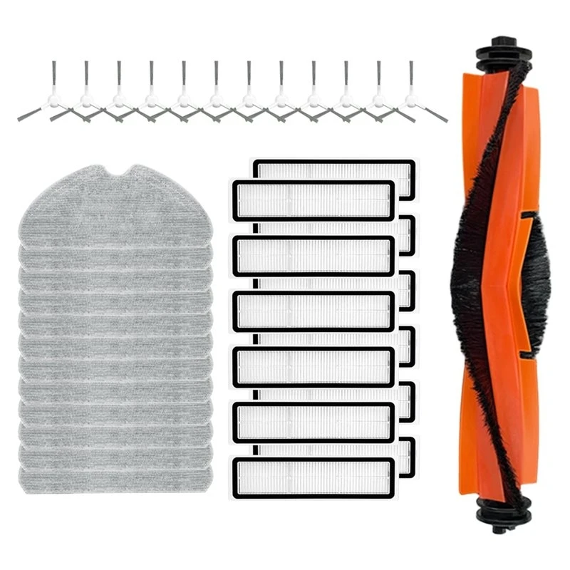 B51CNEW! Hepa Filter Mop Cloths Accessories Main Roller Side Brush Spare Parts Vacuum Cleaner Accessories