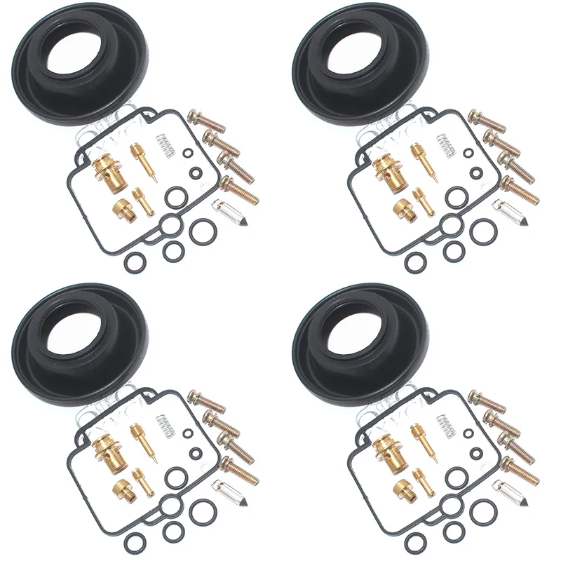 

Plunger vacuum diaphragm 4SET For GSX-R 750 GR7AB 1990-1991 750 W GR7BB 1992-1995 Carburetor Repair Kit