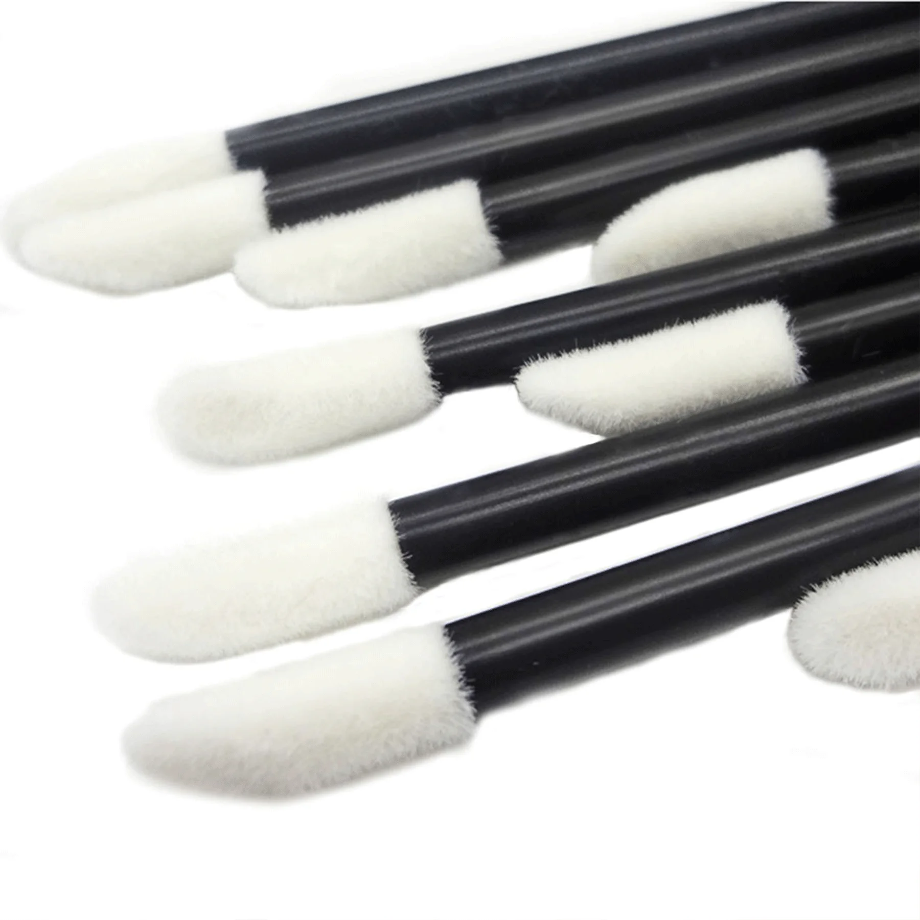 Brosse à lèvres jetable 50 pièces, pinceaux de maquillage pour cils, Extension de cils, applicateur de Mascara, baguettes de rouge à lèvres, ensemble d'outils de maquillage cosmétique