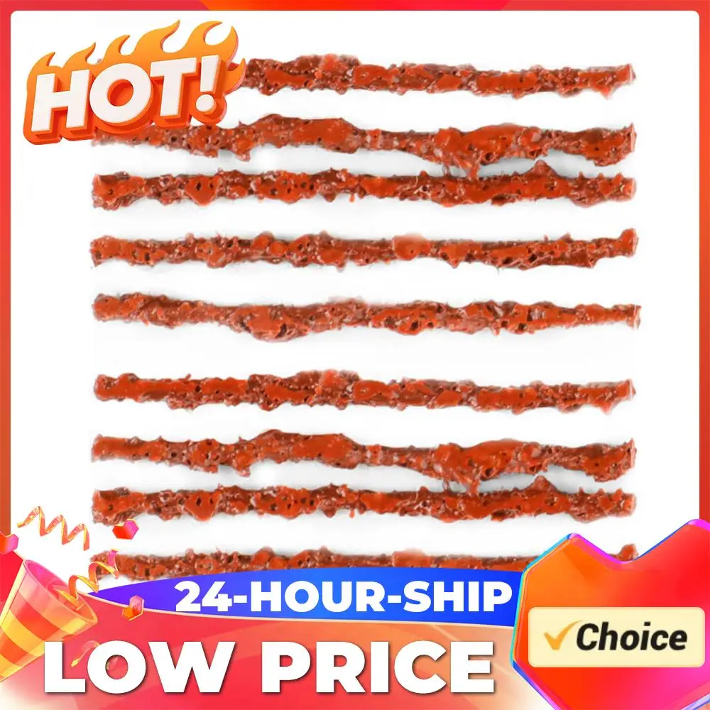 50pcs Tire Puncture Plug 1.5x50mm Tire Repair Seal String Cycling Accessories for Road Mountain Bikes for Bicycle Tires