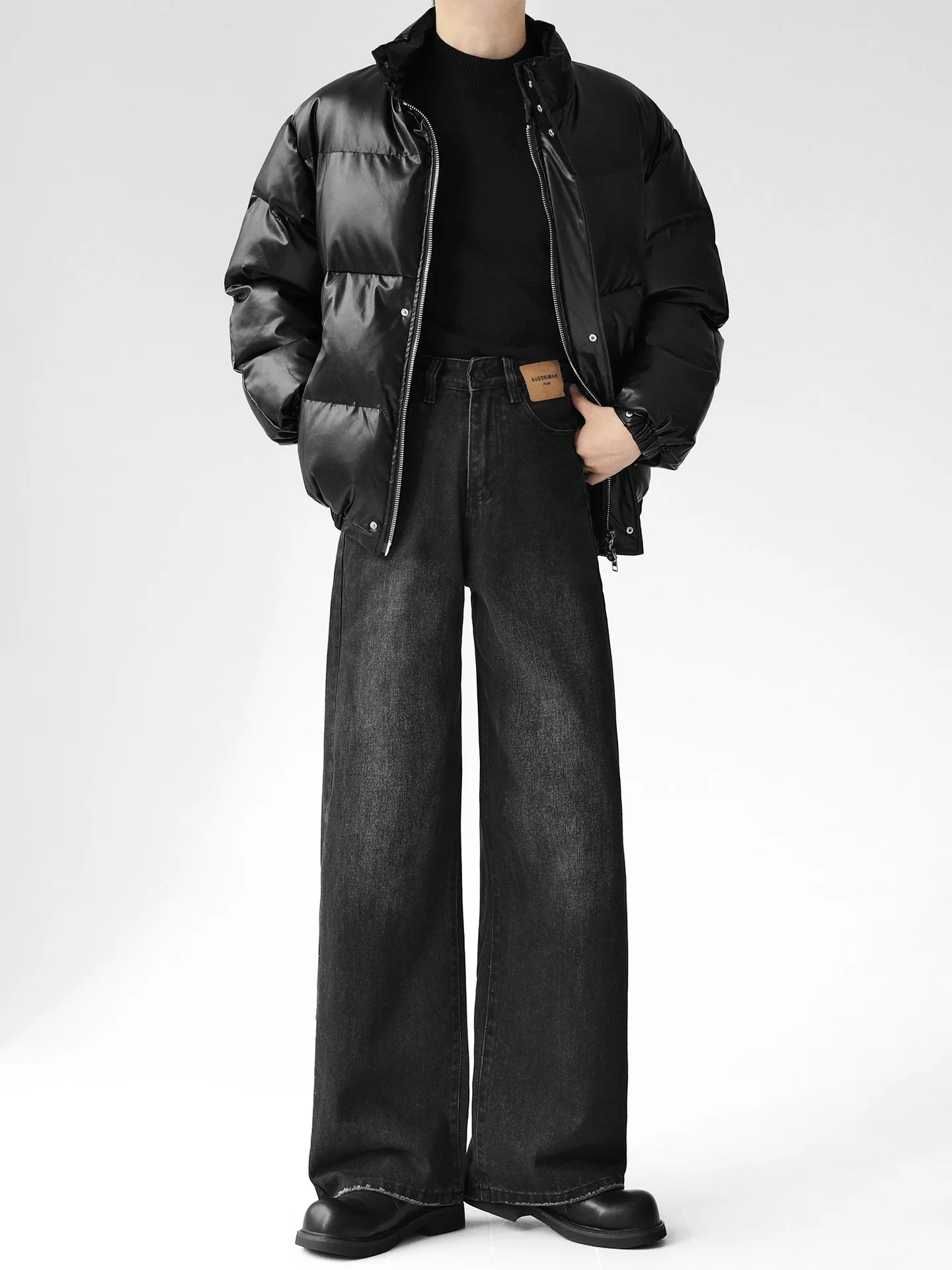 

2026 Новые американские ретро модные брендовые дизайнерские джинсы Sense, мужские свободные тонкие универсальные прямые длинные брюки-капельницы Sense