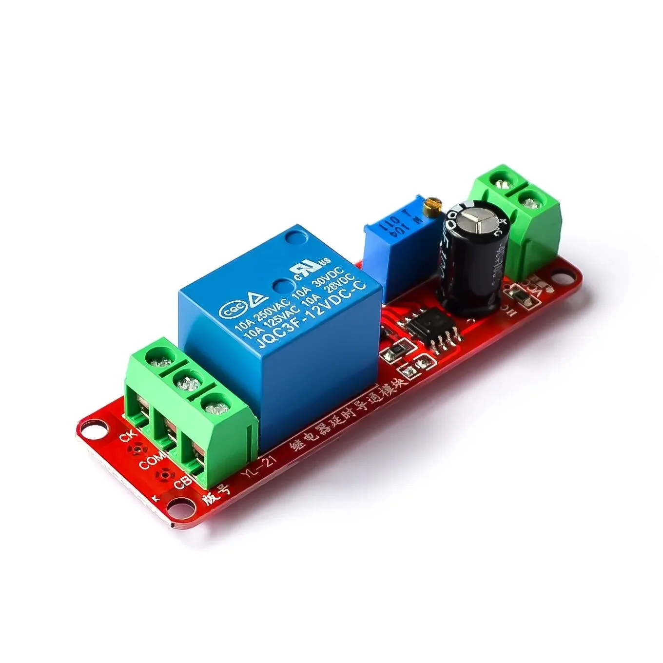 

NE555 Timer Switch Adjustable Module Time delay relay Module DC 12V Delay relay shield 0~10S