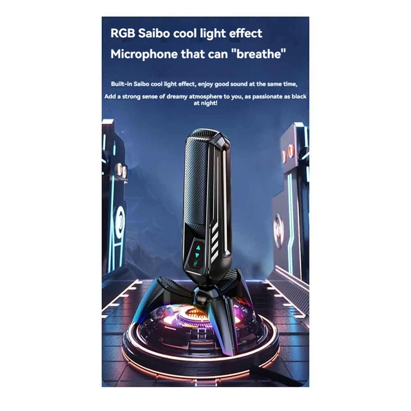 Microfono da gioco per computer con microfono A99E-USB per microfono di registrazione per PC con laptop desktop