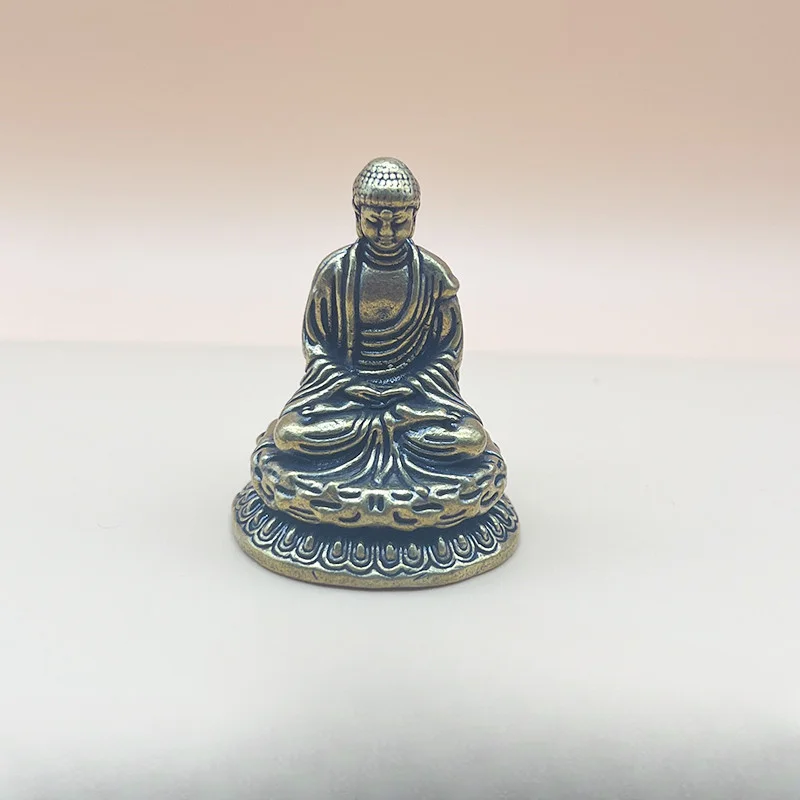 National Tide Brass Kitchenware Office Desktop Hand Do Retro Wisdom Buddha Pet Hand Put A Piece Of Crafts On The Car