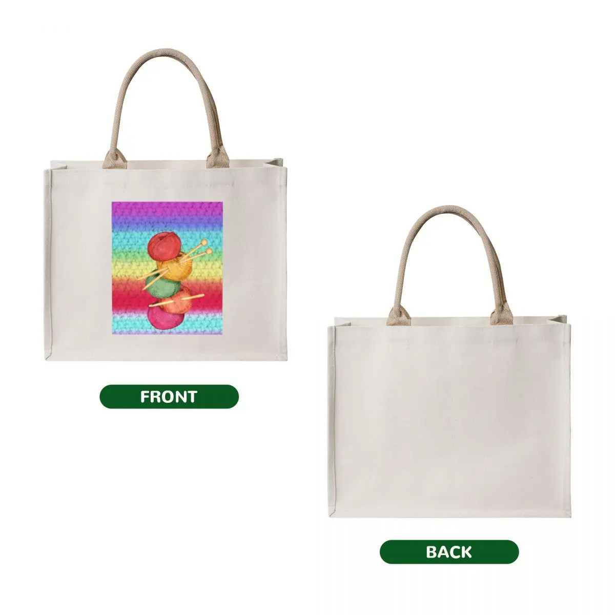 Knit crochet fills my days yarn Tote Bag Lady bag canvas tote tote bag men Canvas