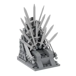 MOC Iron Throne Sword Chair Ancient Dragon Military City Building Blocks Classic Model Bricks Kits Sets Ideas Game